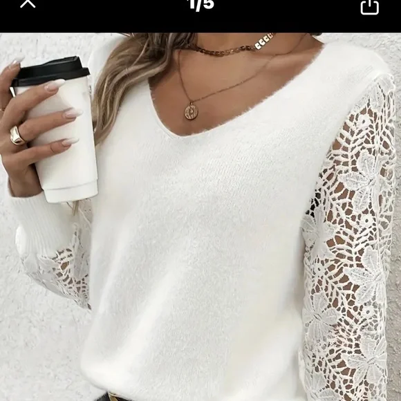 New v neck sweater - Picture 3 of 5